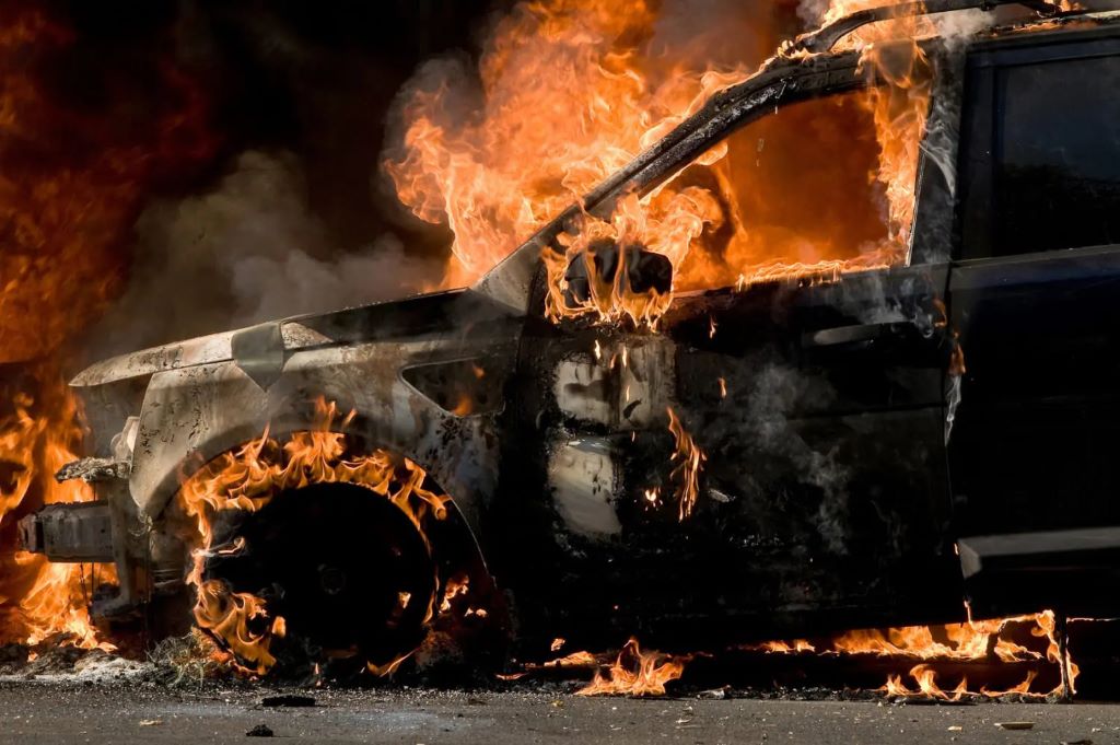 What happens if your car burns