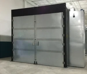 What is the temperature tolerance for powder coating